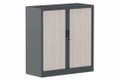 Armoire à rideaux H105xL100cm 2 tablettes