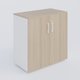 Armoire avec portes tablettes mélaminé 80x42x72 cm