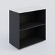 Armoire sans porte tablettes mélaminé 800x420x800