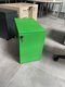 Caisson mobile métallique 3 tiroirs largeur 32 cm vert