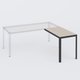 X7-RETOUR DE BUREAU 1000X600 PLATEAU 18MM.