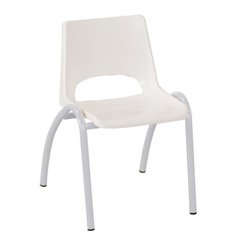 SCOLAIRE - Decouvrir - Chaise CIEL coque polypropylène piètement époxy - T2