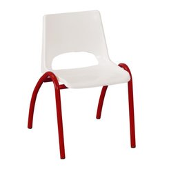 SCOLAIRE - Decouvrir - Chaise CIEL coque polypropylène piètement époxy - T2