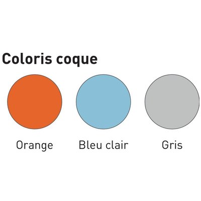 SCOLAIRE - Apprendre - Chaise HAVA 4 pieds - T6