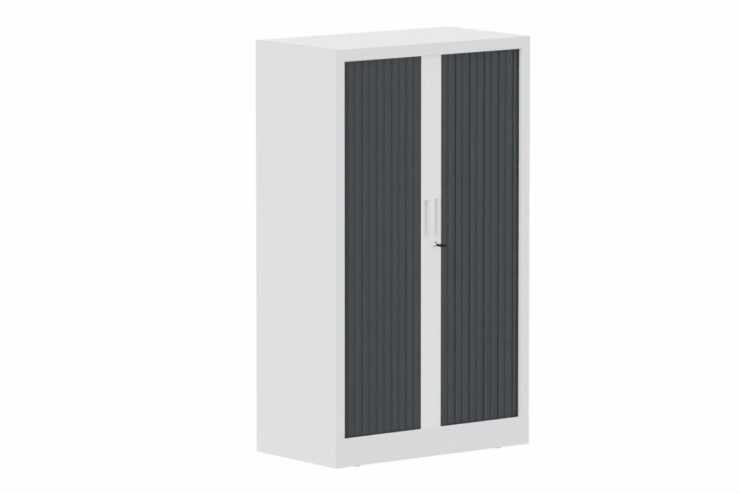 Armoire à rideaux H135xL080cm 2 tablettes