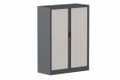 Armoire à rideaux H135xL100cm 2 tablettes