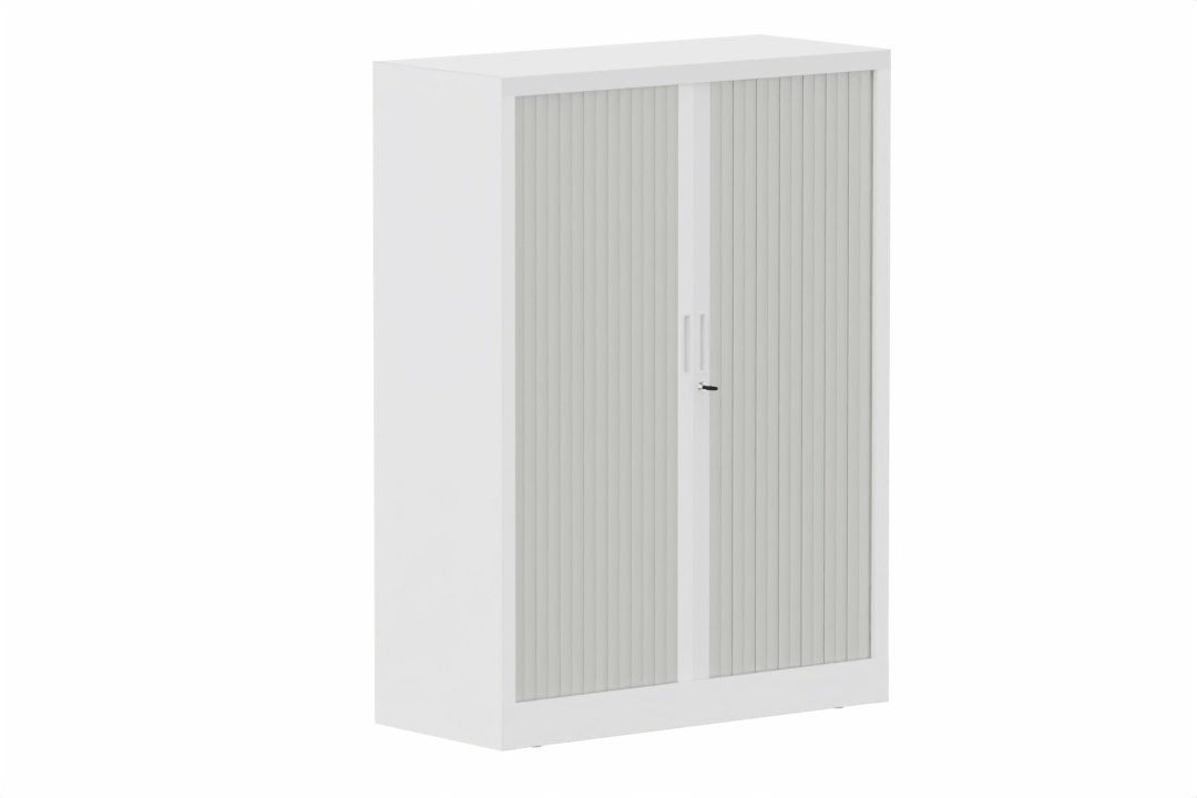 Armoire à rideaux H135xL100cm 2 tablettes