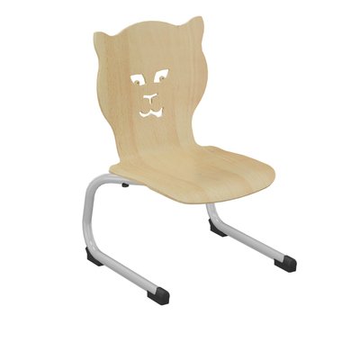 SCOLAIRE - Decouvrir - Chaise GIPSY II coque Y1 Nala bois Blueprotech® piètement aluminium époxy - T1