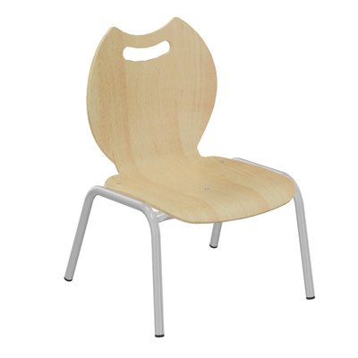 SCOLAIRE - Decouvrir - Chaise NÉMO II coque Bandana bois Blueprotech® piètement époxy - T1