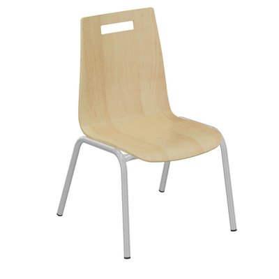 SCOLAIRE - Decouvrir - Chaise NÉMO II coque C1 Classic bois Blueprotech® piètement époxy - T2