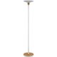 Lampadaire design néo rétro performant et peu énergivore. Couleurhêtre et Blanc.