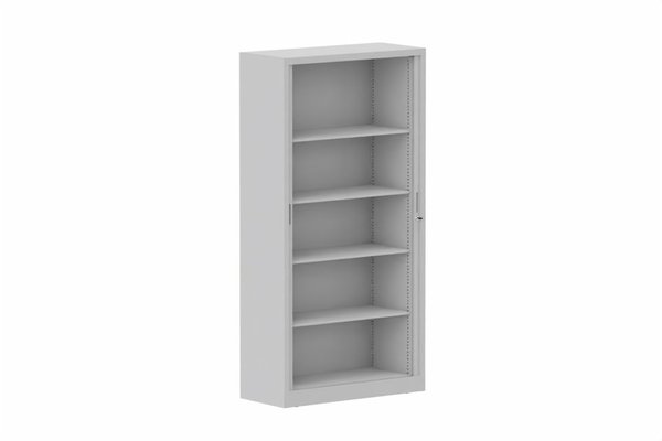 ARMOIRES A RIDEAUX - Largeur 100 cm - Armoire à rideaux H198xL100cm 4 tablettes