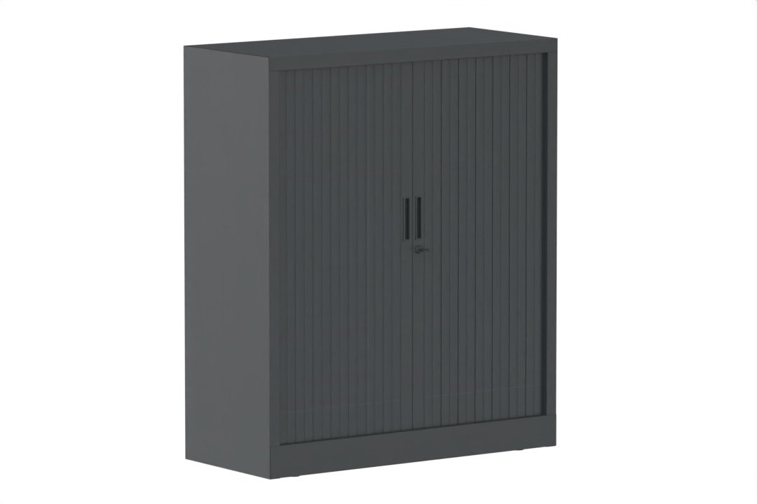 Armoire à rideaux H118xL100cm 2 tablettes