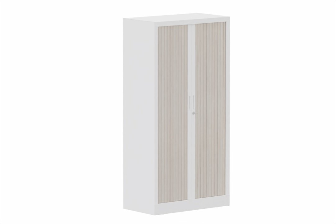 Armoire à rideaux H160xL080cm 3 tablettes