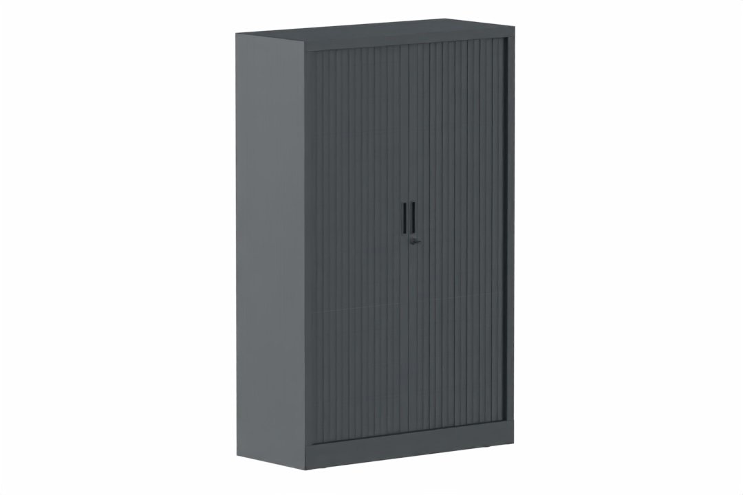 Armoire à rideaux H160xL100cm 3 tablettes