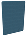 Cloison super acoustique L.1000x H.1400, coloris AD6 bleu