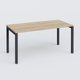 K3 Plateau droit 160x80 . Plateau Chêne naturel et pietement Anthracite