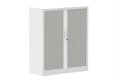 Armoire à rideaux H118xL100cm 2 tablettes