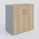 Armoire avec portes tablettes mélaminé 80x42x72 cm