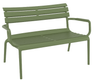 Fauteuil de jardin Garden avec accotoirs - 2 places - Coloris vert olive