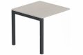 Module composable pied arche L.80xP.80cm, suivant, plateau acacia, structure anthracite