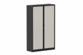 Armoire à rideaux H198xL120cm 4 tablettes