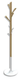 Portemanteau Winter équipé de 8 patères 4 mini blanc et bois