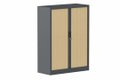 Armoire à rideaux H135xL100cm 2 tablettes