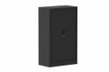 Armoire à rideaux H135xL080cm 2 tablettes