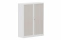 Armoire à rideaux H160xL120cm 3 tablettes