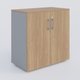Armoire avec portes tablettes mélaminé 80x42x72 cm