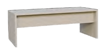 [Pas de famille] - [Pas de sous famille] - "X1- BUREAU MANAGER 1800x800x750h Voile de fond mélamine acacia