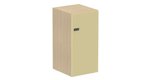 Meuble à cases H.92xL.45xP.50cm - 1 case H86cm. porte pleine. serrure à code