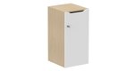 Meuble à cases H.92xL.45xP.50cm - 1 case H86cm. porte avec découpe en partie haute. serrure à clé