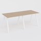 Table Keops Métal 280x120 cm de profondeur et hauteur 109 cm . Plateau épaisseur 25mm.