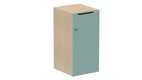 Meuble à cases H.92xL.45xP.50cm - 1 case H86cm. porte avec découpe en partie haute. serrure à clé