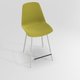PETALE Chaise haute L.46xP.51.5xH.101.5cm-hauteur assise 65.5cm