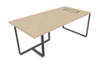 P1 Table de bureau 180x90cm - top access à droite - sans voile de fond.