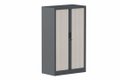 Armoire à rideaux H135xL080cm 2 tablettes