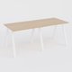 Table Keops Métal 280x120 cm de profondeur et hauteur 109 cm . Plateau épaisseur 25mm.