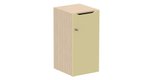 Meuble à cases H.92xL.45xP.50cm - 1 case H86cm. porte avec découpe en partie haute. serrure à clé