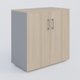 Armoire avec portes tablettes mélaminé 80x42x72 cm