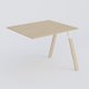 Table Keops Bois extension supplémentaire 140x120 cm de profondeur et hauteur 109 cm . Plateau épaisseur 25mm.