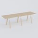 Table Keops Bois 400x120 cm de profondeur et hauteur 109 cm . Plateau épaisseur 25mm.
