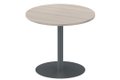 Table ronde diamètre 90cm sur pied colonne acacia/ANTHRACITE