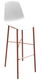 DIXIE Chaise haute L.44xP.52xH.117cm-hauteur assise 80cm