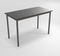 DECO Table forme rectangulaire L.120xP.60xH.75cm
