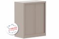 Armoire à rideaux H100xL80cm 2 tablettes