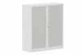 Armoire à rideaux H135xL120cm 2 tablettes