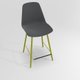 PETALE Chaise haute L.46xP.51.5xH.101.5cm-hauteur assise 65.5cm